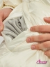 Флисовая подкладка в кармане Пуховика детского KIWILAND D23614 Белый