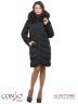 Женское пальто Conso WMF170535 - argon – мокрый асфальт​ для повседневных образов. Прямой силуэт, классической длины, с ассиметричным подолом. Фото 3