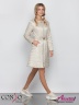 ​Модное женское пальто на весну и лето CONSO SL 190103 beige – бежевый расклешенного силуэта длиной выше колен. Купите недорого в официальном интернет-магазине Alisetta.ru. Фото 4