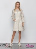 ​Модное женское пальто на весну и лето CONSO SL 190103 beige – бежевый расклешенного силуэта длиной выше колен. Купите недорого в официальном интернет-магазине Alisetta.ru. Фото 1