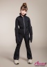 Детский зимний комбинезон из ткани с утеплителем Thinsulate PRINCESS NAUMI 287 W Black - Черный