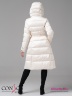 Приталенное двубортное пальто Conso WL 180502 - milkshake – кремовый ​длиной ниже колена. Фото 6