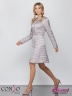 Модное женское пальто на весну и лето CONSO SL 190103 silver lilac – серебристый расклешенного силуэта длиной выше колен. Купите недорого в официальном интернет-магазине Alisetta.ru. Фото 5