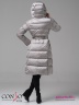 Приталенное двубортное пальто Conso WL 180502 - foil – серый ​длиной ниже колена. Фото 6
