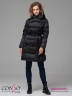 Популярная модель! Стильное пальто Conso WM 180538 - nero – черный прямого силуэта длиной выше колен. Фото 1