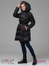 Популярная модель! Стильное пальто Conso WM 180538 - nero – черный прямого силуэта длиной выше колен. Фото 3