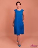 Синее женское платье Jane Sarta 030 лён