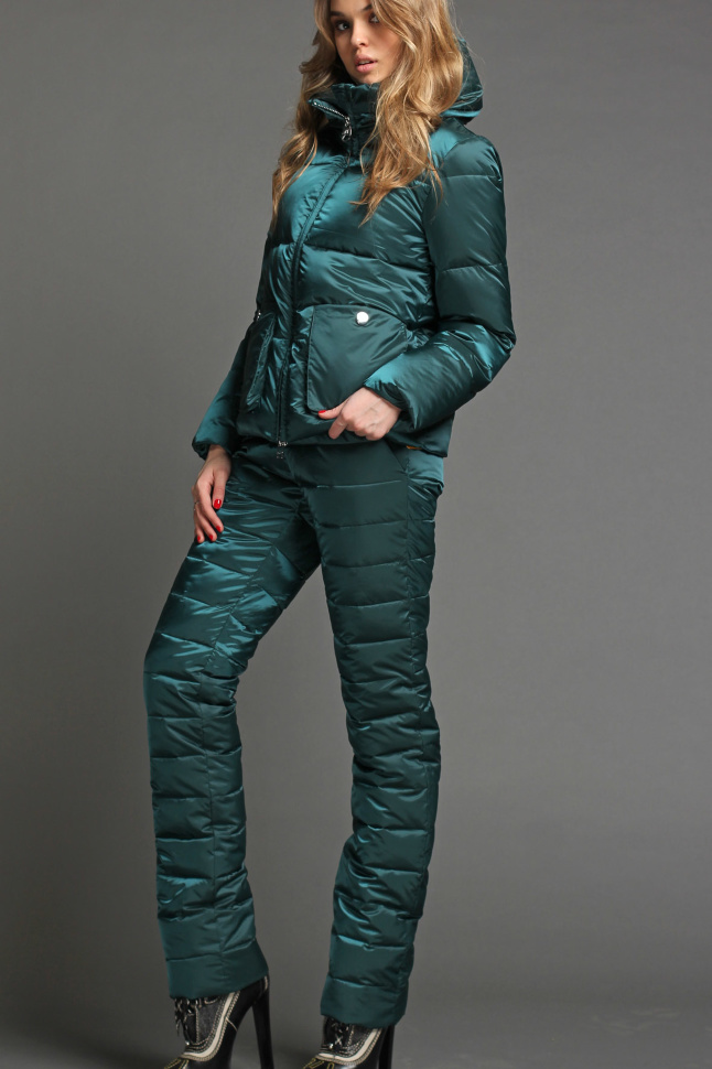 Костюм MISS NAUMI (куртка + брюки) emerald