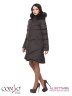 Элегантное пуховое пальто Conso WMF170548 - iron – темно-серый свободного силуэта длиной выше колен. Модель с регулируемым капюшоном, оформленным мехом лисы. Фото 3