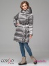 Популярная модель! Стильное пальто Conso WM 180538 - metal grey – мокрый асфальт прямого силуэта длиной выше колен. Фото 1