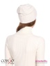 Однотонная двухслойная шапка Conso KH180314 - ivory – молочный – для элегантного образа и безусловного комфорта. Фото 2