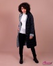 Женское прямое пальто марки Джейн Сарта модель 116 черный