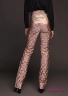 Модные женские пуховые брюки​ Naumi 18 W 855 00 33 Gold rose – Розовое золото из коллекции NAUMI зима 2018-2019. Вид сзади 1