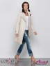 Модное женское пальто на весну и лето CONSO SM 190105 beige – бежевый расклешенное пальто длиной выше колен. Купите недорого в официальном интернет-магазине Alisetta.ru. Фото 3