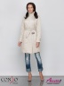 Модное женское пальто на весну и лето CONSO SM 190105 beige – бежевый расклешенное пальто длиной выше колен. Купите недорого в официальном интернет-магазине Alisetta.ru. Фото 1