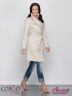 Модное женское пальто на весну и лето CONSO SM 190105 beige – бежевый расклешенное пальто длиной выше колен. Купите недорого в официальном интернет-магазине Alisetta.ru. Фото 2