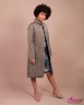 Женское прямое пальто марки Джейн Сарта модель 080 капучино