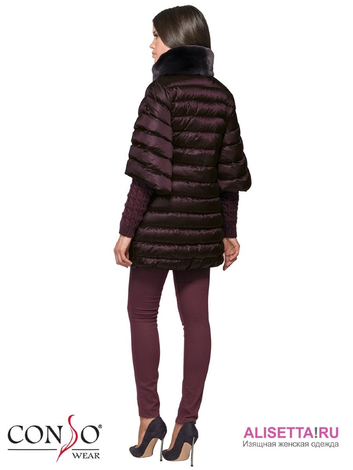 Куртка женская Conso WMF170510 - marsala – темно-винный