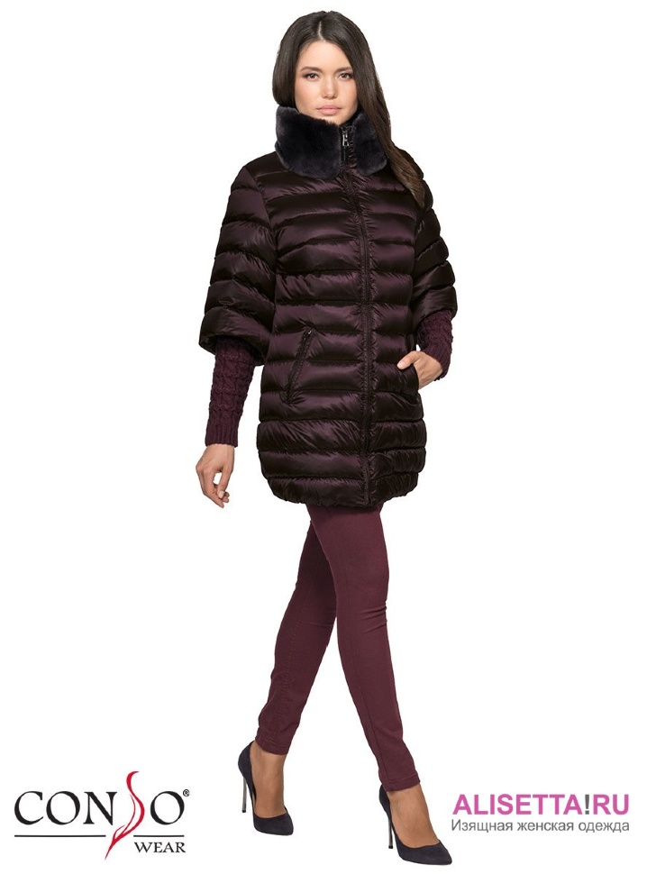 Куртка женская Conso WMF170510 - marsala – темно-винный