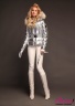 Пуховой горнолыжный костюм: куртка с мехом енота, брюки с завышенной талией НАОМИ 18 w 820+851 Silver – Серебряный 