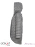 Удлиненная куртка CONSO SS170126 - metal grey - серый​ с закругленным подолом – для прохладной погоды. Изделие свободного силуэта, с регулируемым капюшоном застегивается на два ряда фирменных кнопок. Фото 6