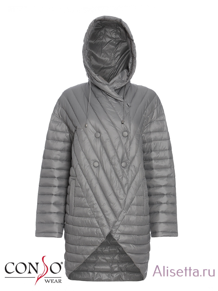 Куртка женская CONSO SS170126 - metal grey - серый