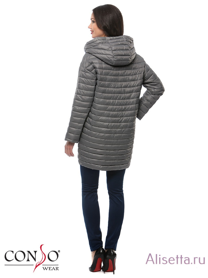 Куртка женская CONSO SS170126 - metal grey - серый