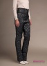 Модные женские пуховые брюки​Naumi 18 W 855 00 33 Black – Черный из коллекции NAUMI зима 2018-2019. Вид сбоку