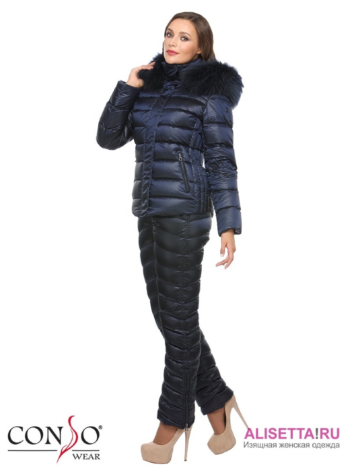 Куртка женская Conso WSF170551 - navy – темно-синий