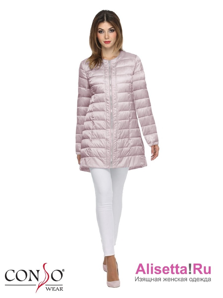 Куртка женская Conso SL180110 - carmandy – пепельно розовый