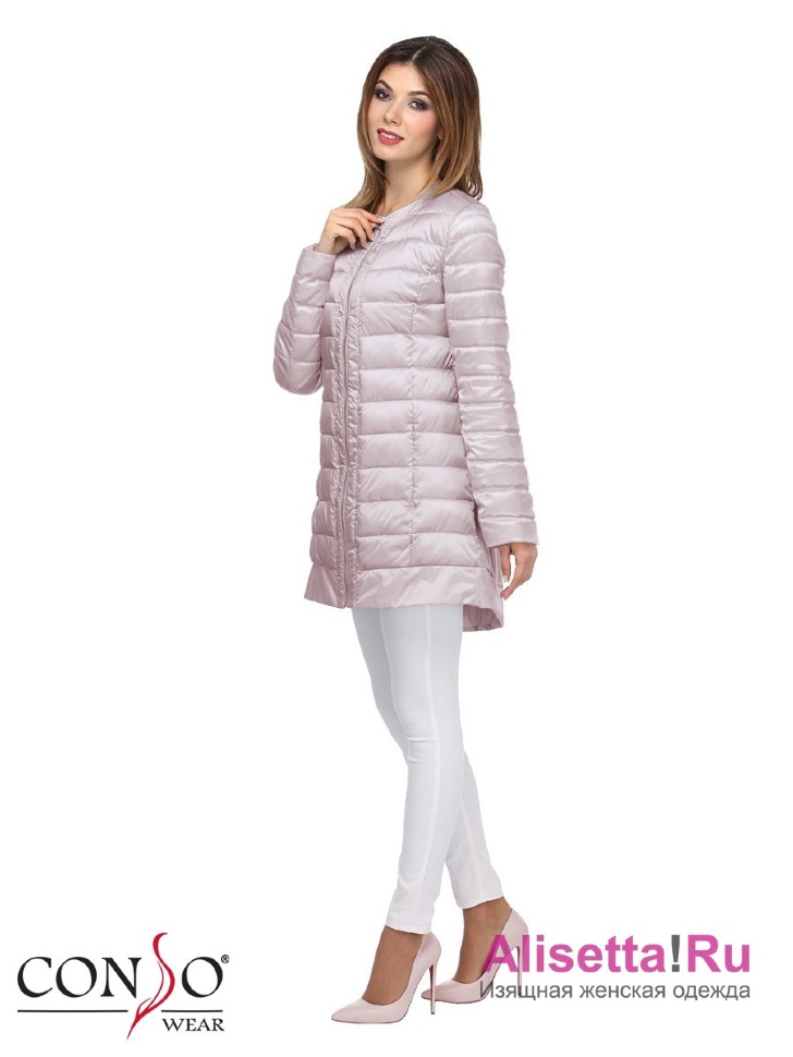 Куртка женская Conso SL180110 - carmandy – пепельно розовый