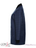CONSO SS170129 - navy - тёмно-синий​ - стильная ​удлиненная куртка в городском стиле. Изделие прямого силуэта застегивается на фронтальную металлическую молнию с двойным фирменным замком. Фото 6