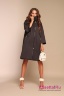 Купить облегченное свободное пальто NAUMI 028NS180001 BLACK - черный​ средней длины, с укороченными рукавами длиной 7/8. Фото 1