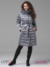 Зимнее пальто Conso WMF 180505 - metal grey – мокрый асфальт прямого силуэта средней длины. Фото 1