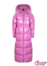 Женское теплое пальто в пол НАОМИ 749 Fuchsia - Розовый 2020-2021