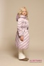 Элегантное и одновременно милое детское пальто PRINCESS NAUMI PN17 211 00 LILAC - лиловый подарит много тепла вашему малышу. Фото 2