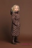 Элегантное и одновременно милое детское пальто PRINCESS NAUMI PN17 211 00 BROWN - коричневый подарит много тепла вашему малышу. Фото 2