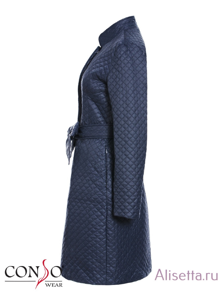 Пальто женское CONSO SS170130 - navy - тёмно-синий