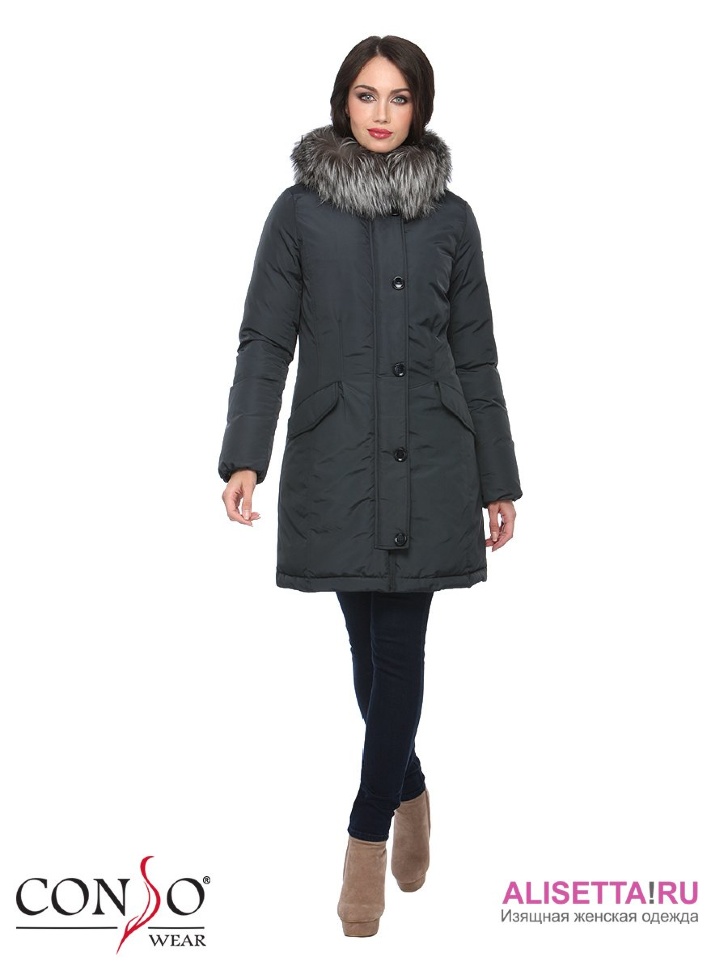 Куртка женская Conso WLF170545 - argon – мокрый асфальт