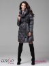 Стильное пальто Conso WL 180506 - charcoal – антрацит​ прямого силуэта длиной выше колена. Фото 2