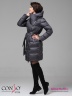 Стильное пальто Conso WL 180506 - charcoal – антрацит​ прямого силуэта длиной выше колена. Фото 3