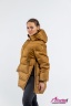 Тепла женская куртка трапеция NAUMI 113 M Saffron - Шафран 2020-2021