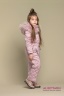 Элегантное и одновременно милое детское пальто PRINCESS NAUMI PN17 254 02 LILAC - лиловый подарит много тепла вашему малышу. Фото 2