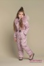 Элегантное и одновременно милое детское пальто PRINCESS NAUMI PN17 254 02 LILAC - лиловый подарит много тепла вашему малышу. Фото 1