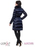 Классическое пуховое пальто Conso WMF170513 - navy – темно-синий​ прямого силуэта с ассиметричным подолом длиной до колен. Модель застегивается на металлическую молнию. Фото 4