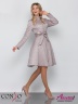 Модное женское пальто на весну и лето CONSO SL 190109 carmandy – пепельно розовый расклешенного кроя New Look длиной выше колен. Купите недорого в официальном интернет-магазине Alisetta.ru. Фото 2