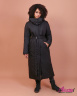 пальто зимнее женское тёплое с утеплителем Вальтерм Jane Sarta 118 - черный