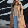 Женское длинное пальто непромокаемое без прострочки Джейн Сарта 118 с капюшоном