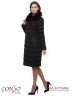 Элегантное пальто Conso WLF170514 - nero – черный​ слегка приталенного силуэта длиной чуть ниже колена. Изделие с отложным воротником. Фото 2