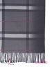 Строгий палантин Conso KS180303 - grey – серый со стильной графикой. Модель изготовлена из ткани на основе вискозы и полиамида, благодаря чему она приятна на ощупь. Фото 5